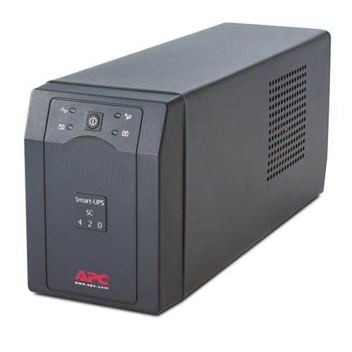 جهاز UPS تفاعلي خطي بمنظم جهد APC Smart-UPS SC 420VA برجي — صورة 1