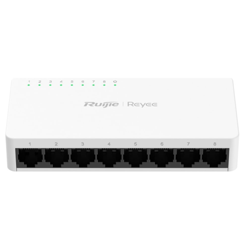 Reyee RG-ES08F Unmanaged Switch 8 Ports 10/100 Mbps — image 1