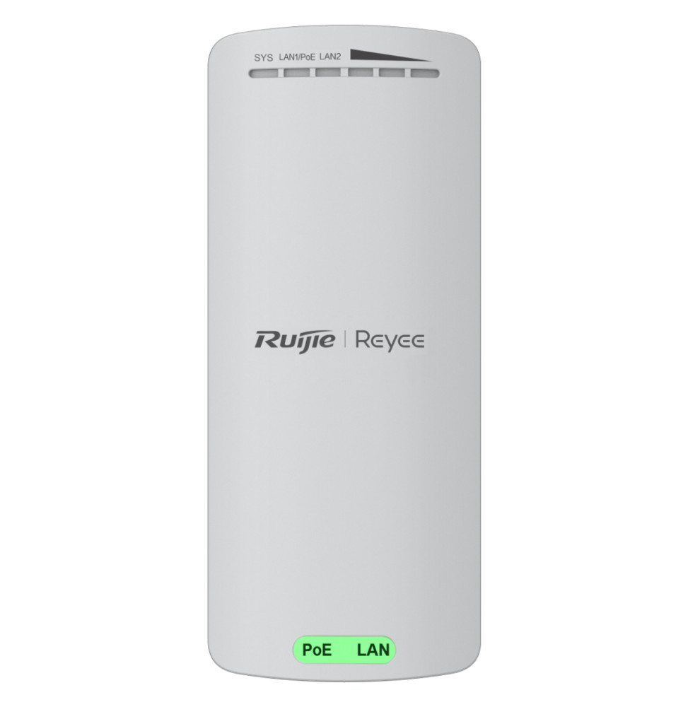 جسر لاسلكي Reyee RG-EST100-E بتردد 2.4 GHz وسرعة 300 ميجابت/ث لمسافة 500 م (طقم من 2) — صورة 2