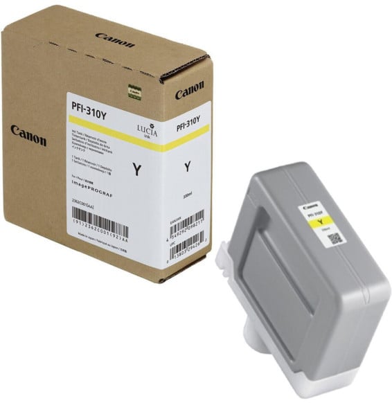Canon PFI-310Y Jaune 330 ml - Cartouche d'encre Canon d'origine (2362C001AA)
