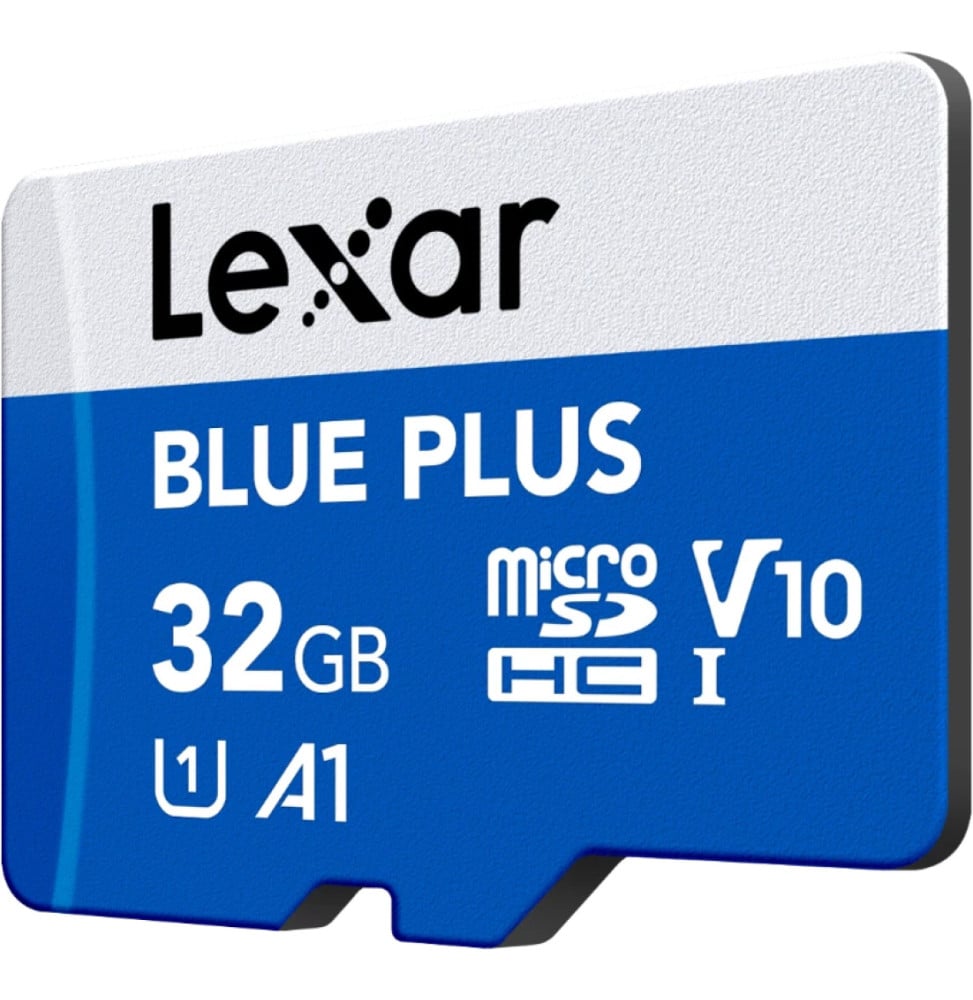 Carte microSD Lexar BLUE PLUS microSDHC UHS-I 32 Go 100 Mo/s avec adaptateur SD (LMSBLPL032G-BNANG) — image 3