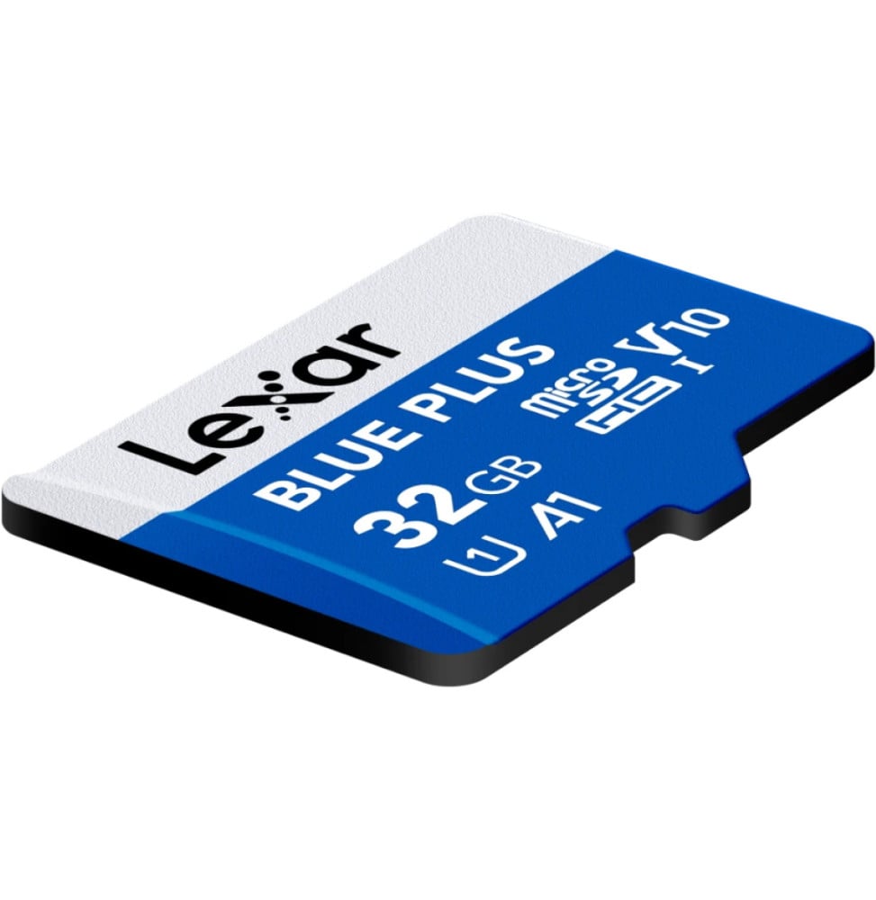 Carte microSD Lexar BLUE PLUS microSDHC UHS-I 32 Go 100 Mo/s avec adaptateur SD (LMSBLPL032G-BNANG) — image 4