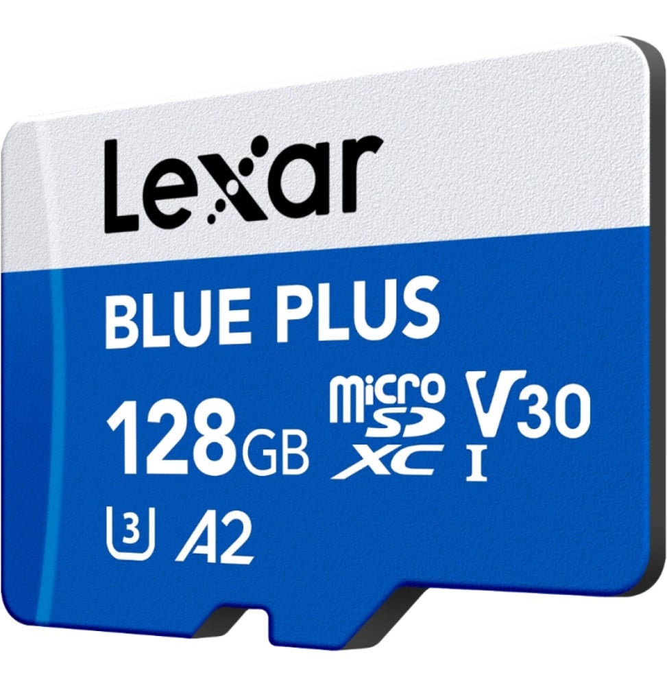Carte microSD Lexar BLUE PLUS microSDXC UHS-I 128 Go 170 Mo/s avec adaptateur SD (LMSBLPL128G-BNANG) — image 3