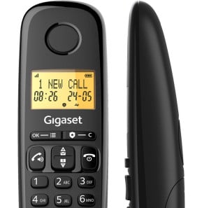 Téléphone sans fil Gigaset BASIC 100 DECT noir (S30852-H3206-N101) — image 8