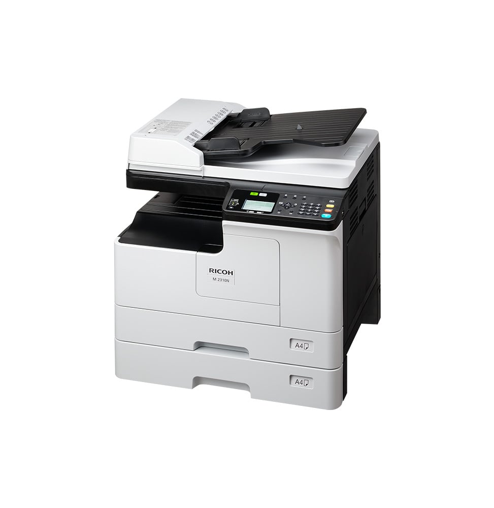 طابعة ليزر متعددة الوظائف أبيض وأسود A3 من Ricoh طراز M 2310N – صورة 2