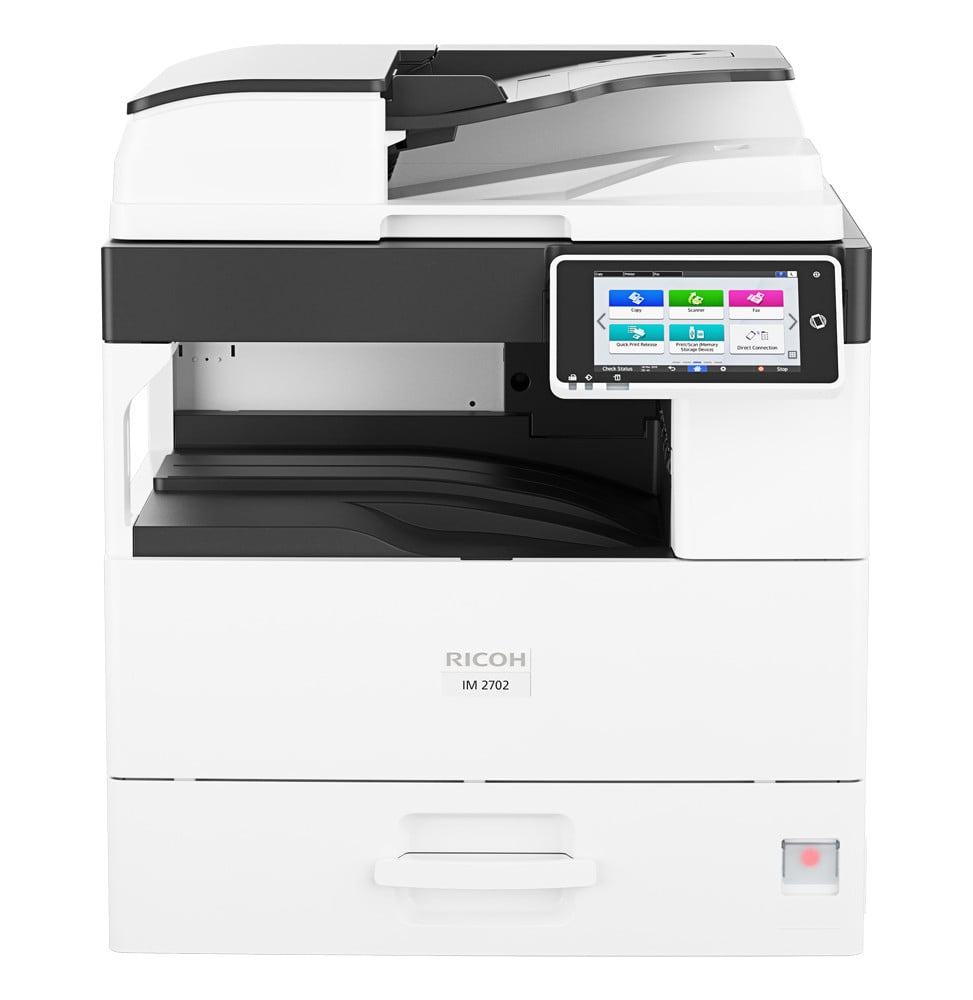 طابعة ليزر متعددة الوظائف أبيض وأسود A3 من Ricoh طراز IM 2702