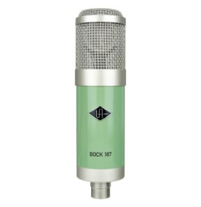Microphone à condensateur Universal Audio Bock 187 FET - cardioïde, pad -10 dB et mode Fat (MIC-UA187)