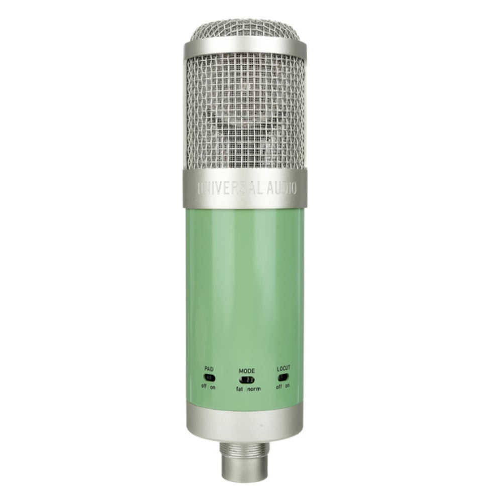 Microphone à condensateur Universal Audio Bock 187 FET - cardioïde, pad -10 dB et mode Fat (MIC-UA187)