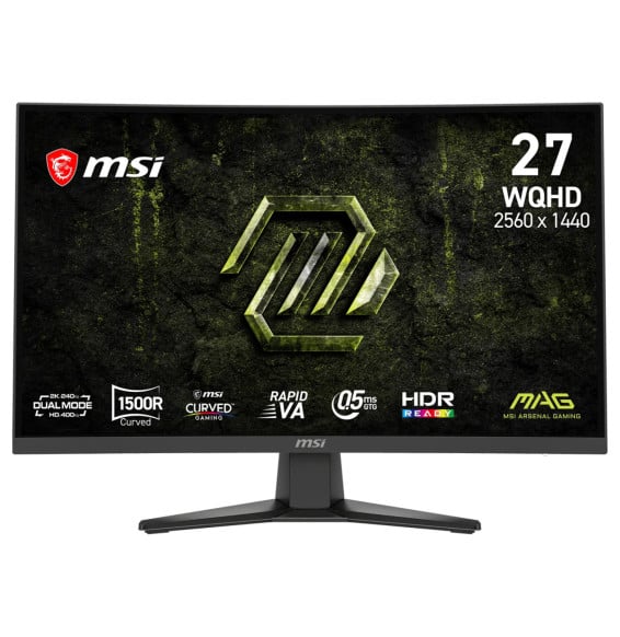 Écran incurvé Gaming 27" WQHD MSI MAG 275CQDF X24 (4711377413015)