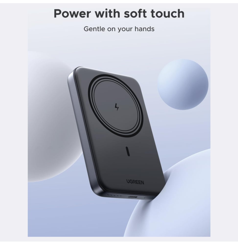 Ugreen Nexode S Magnetic Wireless Power Bank 10000 mAh 20 W Grey (25919) — image 5