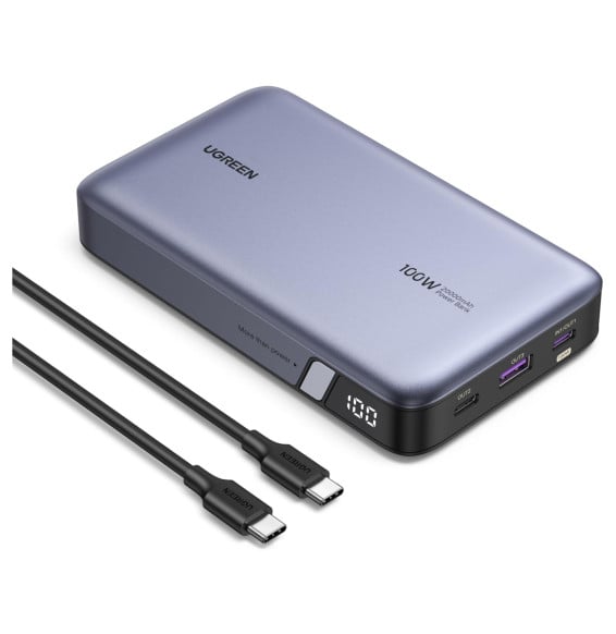 Ugreen Nexode Power Bank 20000 mAh 100 W Grey (25188)
