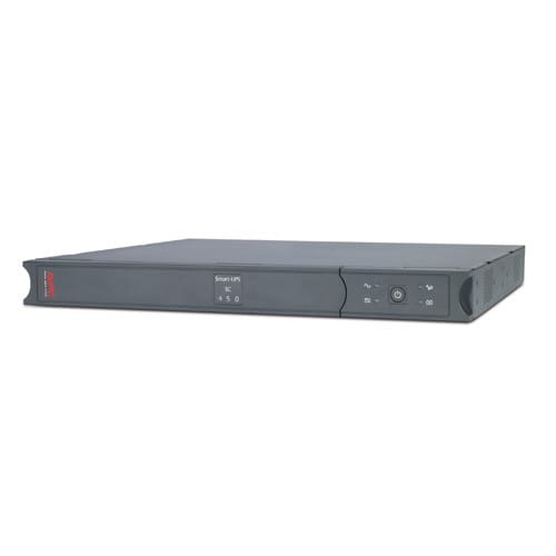 Onduleur Line Interactive avec Stabilisateur de tension APC Smart-UPS SC 450VA 230V - 1U Convertible Rack/Tour