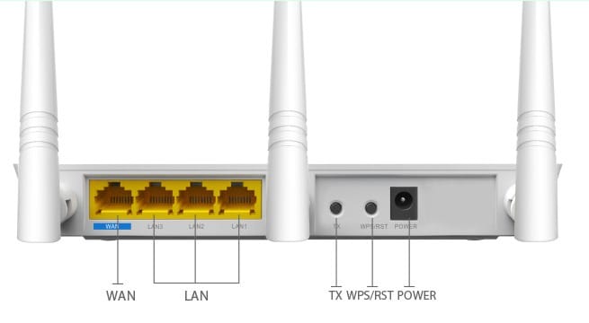 Routeur Point d'accès sans fil Tenda 300 MBps - 3 antennes