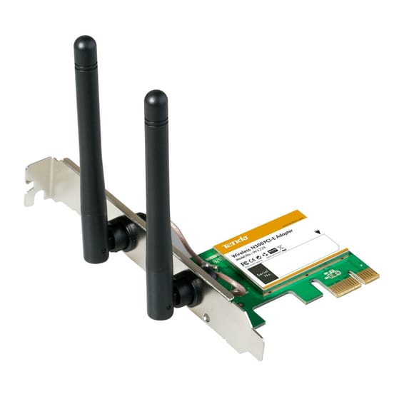 Carte Wi-Fi Tenda Wireless N300 PCI Express Adapter (W322E)