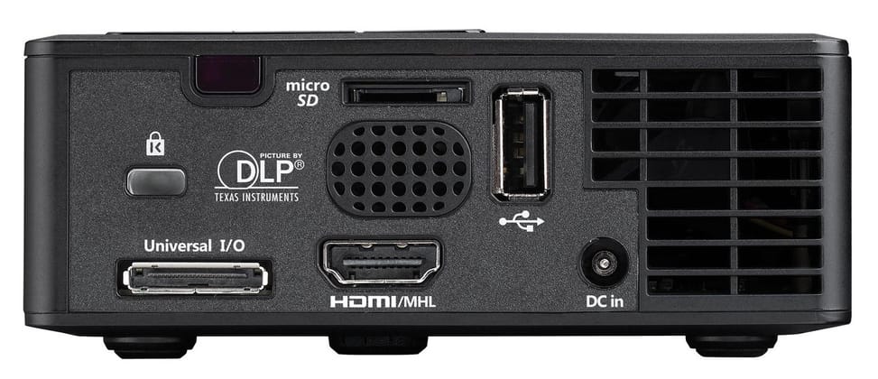 Projecteur Optoma ultra-compact à LED WXGA 700 Lumens avec entrée HDMI/MHL