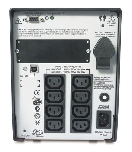 Onduleur Line Interactive Haute Fréquence avec Stabilisateur de tension APC Smart-UPS 1000VA Port USB/Serie — image 2
