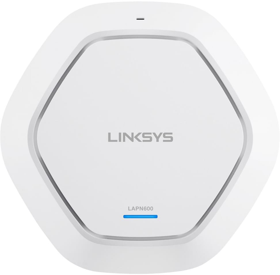 Point d'accès Wi-Fi Linksys 2.4GHZ N300 avec PoE et 2 antennes PoE (Montage au plafond)