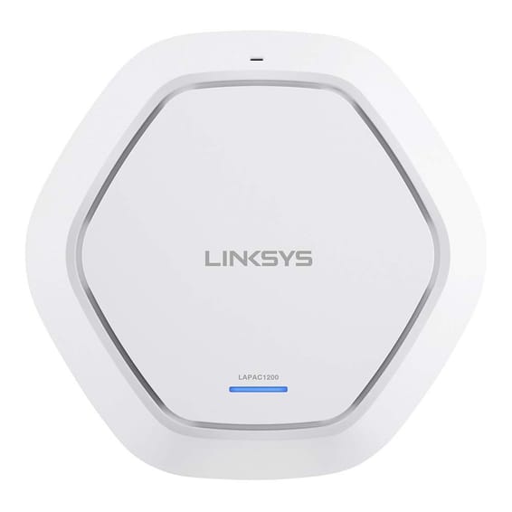 Point d'accès WiFi 5 Linksys Double bande 2,4 + 5 GHz AC1200 avec PoE+ (Montage au plafond)