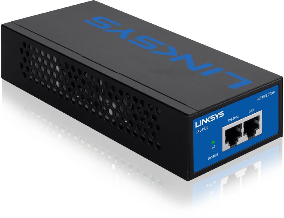 Point d'accès Wi-Fi Linksys Double bande 2,4 + 5 GHz AC1200 avec PoE+ (Montage au plafond)
