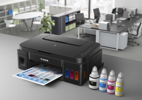 Imprimante  Jet d’encre Couleur 3en1 Canon PIXMA G2400 avec des réservoirs intégrés d'encre