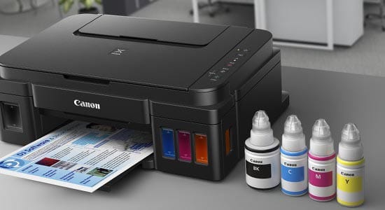 Imprimante  Jet d’encre Couleur 3en1 Canon PIXMA G2400 avec des réservoirs intégrés d'encre