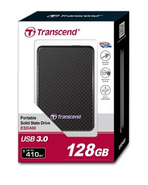 Disque dur SSD portable Transcend 128 GB USB 3.0 External Solid State Drive — image 5