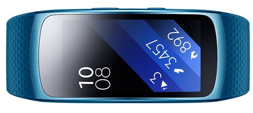 SAMSUNG Galaxy Gear Fit2 (Noir L / Rose et Bleu S)