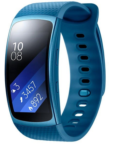 SAMSUNG Galaxy Gear Fit2 (Noir L / Rose et Bleu S)