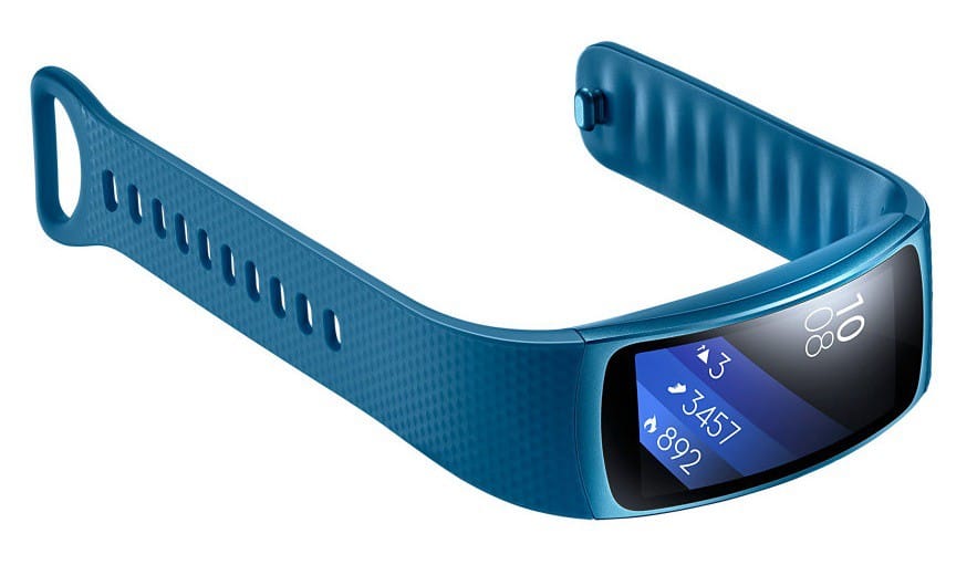 SAMSUNG Galaxy Gear Fit2 (Noir L / Rose et Bleu S)