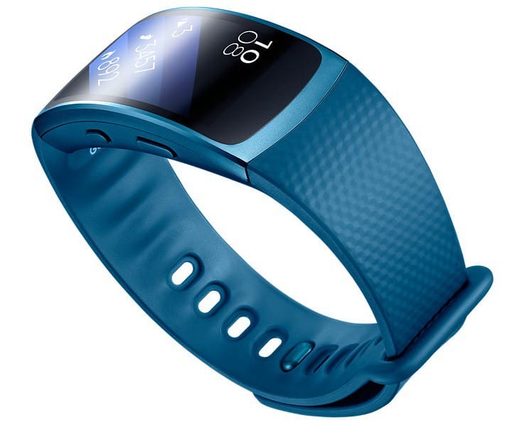 SAMSUNG Galaxy Gear Fit2 (Noir L / Rose et Bleu S)