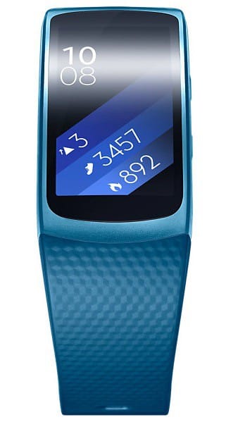 SAMSUNG Galaxy Gear Fit2 (Noir L / Rose et Bleu S)