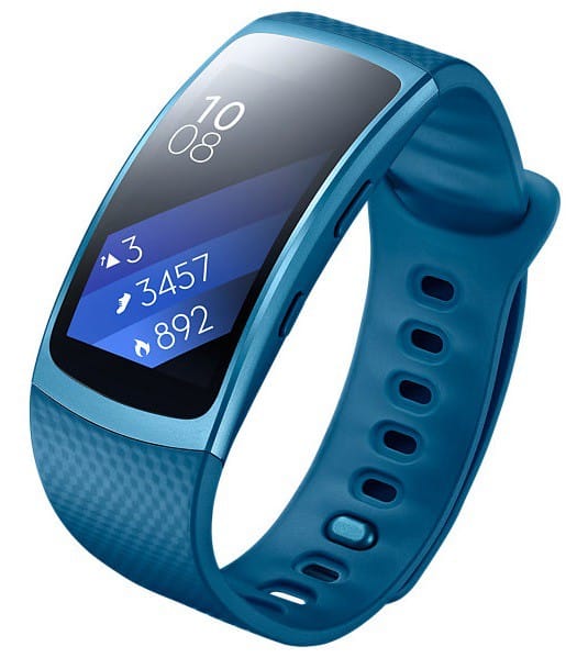 SAMSUNG Galaxy Gear Fit2 (Noir L / Rose et Bleu S)