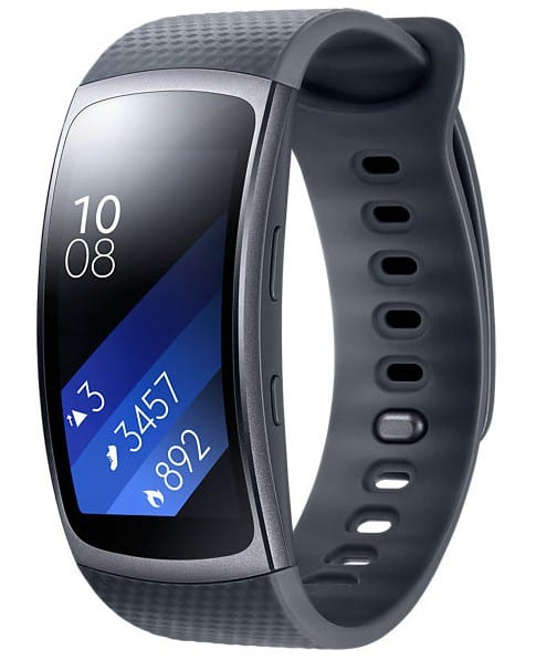 SAMSUNG Galaxy Gear Fit2 (Noir L / Rose et Bleu S)