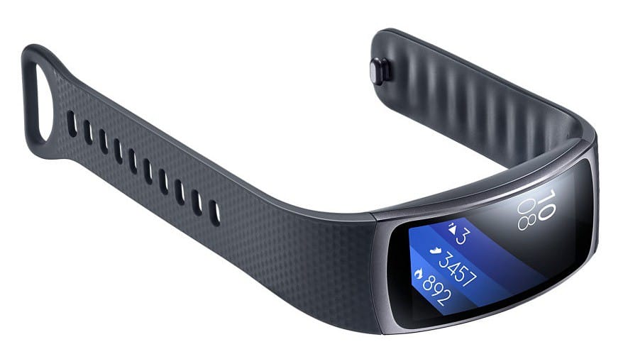 SAMSUNG Galaxy Gear Fit2 (Noir L / Rose et Bleu S)