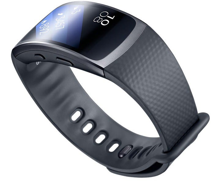 SAMSUNG Galaxy Gear Fit2 (Noir L / Rose et Bleu S)