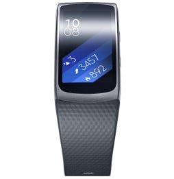 SAMSUNG Galaxy Gear Fit2 (Noir L / Rose et Bleu S)