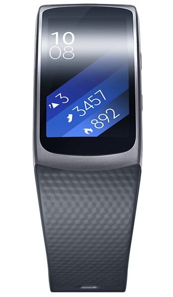 SAMSUNG Galaxy Gear Fit2 (Noir L / Rose et Bleu S)