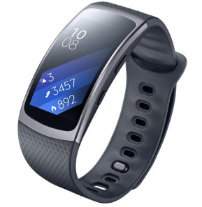 SAMSUNG Galaxy Gear Fit2 (Noir L / Rose et Bleu S)