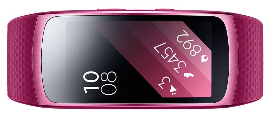 SAMSUNG Galaxy Gear Fit2 (Noir L / Rose et Bleu S)