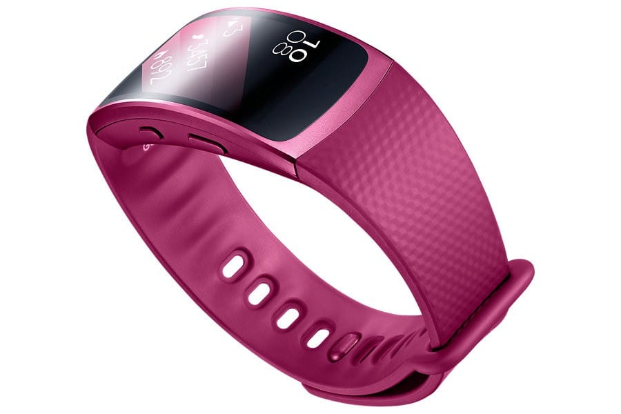 SAMSUNG Galaxy Gear Fit2 (Noir L / Rose et Bleu S)