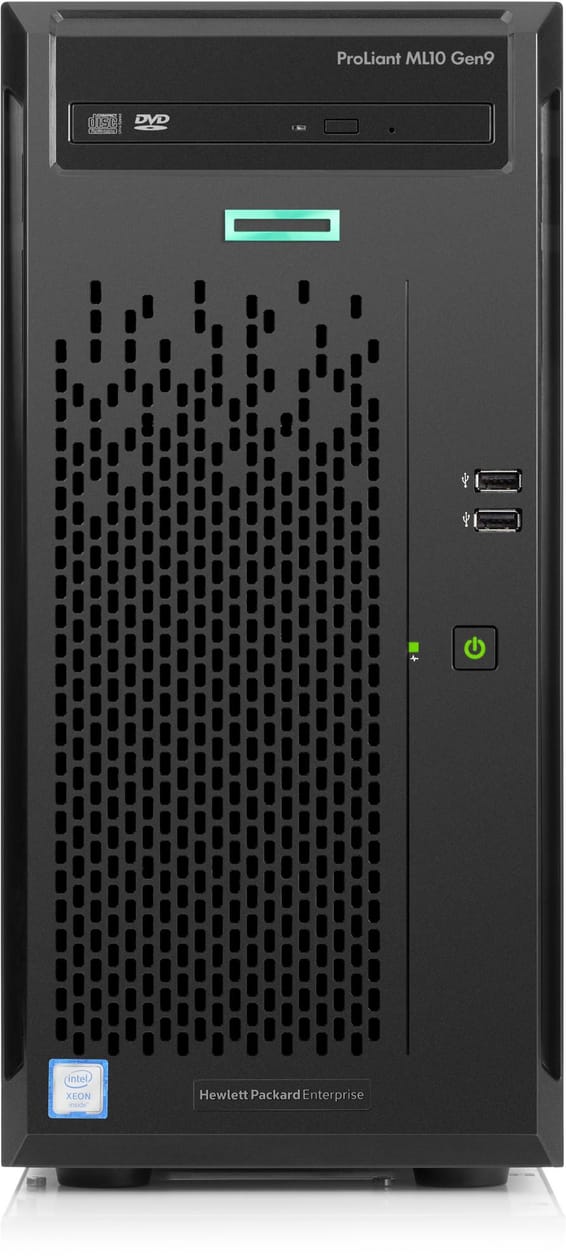 Serveur HPE ProLiant ML10 Gen9 E3-1225 v5 8GB-R 2TB Non-hot Plug 4LFF SATA 300W Svr/GO