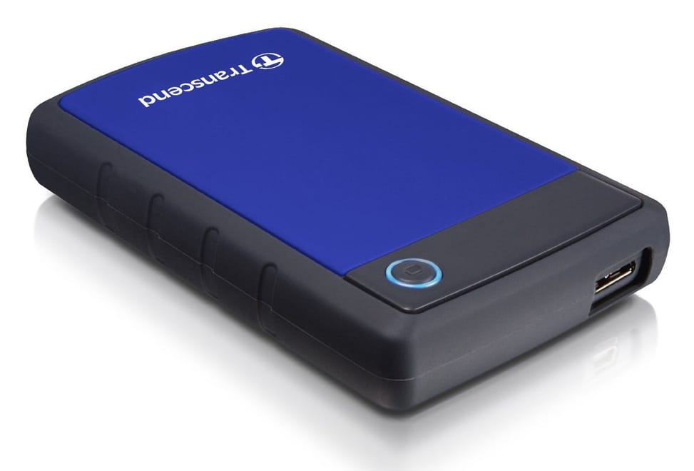 Disque dur USB 3.0 externe Anti-choc portable Transcend Storejet 2TB