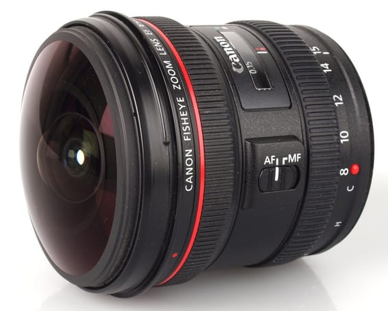 Canon objectif EF 8-15mm f/4L Fisheye USM