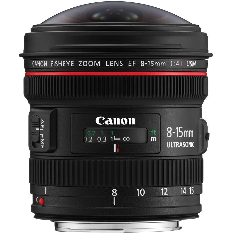 Canon objectif EF 8-15mm f/4L Fisheye USM