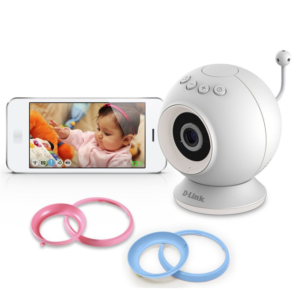 Baby Monitor sans fil 720p - Surveille bébé la nuit, caméra WIFI