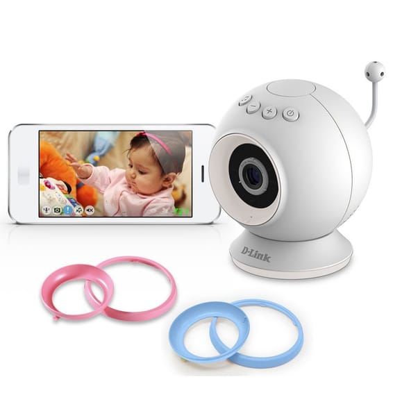 Caméra HD 720p de surveillance Wi-Fi à vision nocturne portable pour bébé D-Link EyeOn Baby Monitor Junior