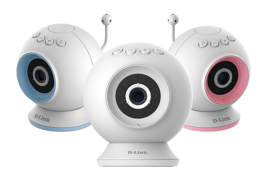 Caméra de surveillance Wi-Fi à vision nocturne portable pour bébé D-Link EyeOn Baby Monitor Junior