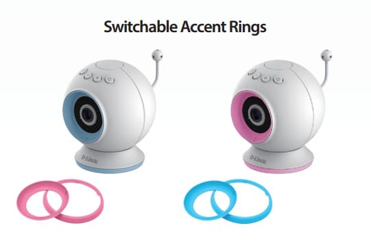 Caméra de surveillance Wi-Fi à vision nocturne portable pour bébé D-Link EyeOn Baby Monitor Junior