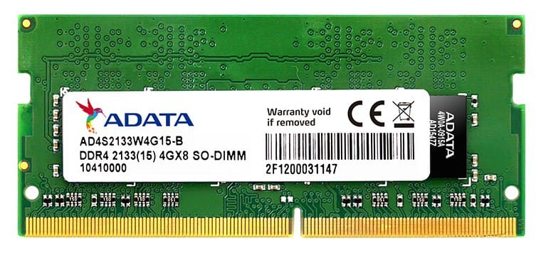 Barrete mémoire RAM ADATA DDR4-2133 288Pin Unbuffered-DIMM pour ordinateur de bureau