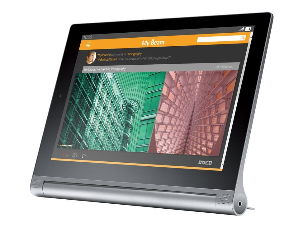 Tablette 4G Wi-Fi Lenovo Yoga Tablet 2-1050 10 pouces - Full HD, 16 GB et 2GB RAM